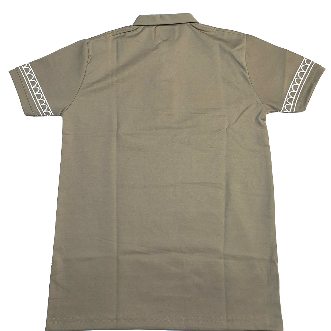 The Boho Garden Polo (Khaki Brown)(1024)