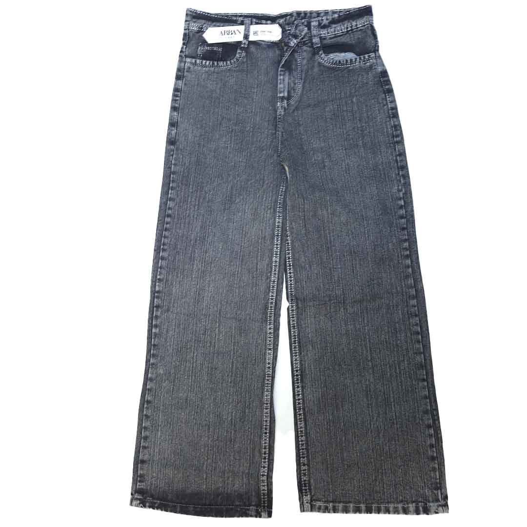 The Ash Grey Loose Fit Jeans (Washed Charcoal Grey / Straight Wide Leg)(2008)