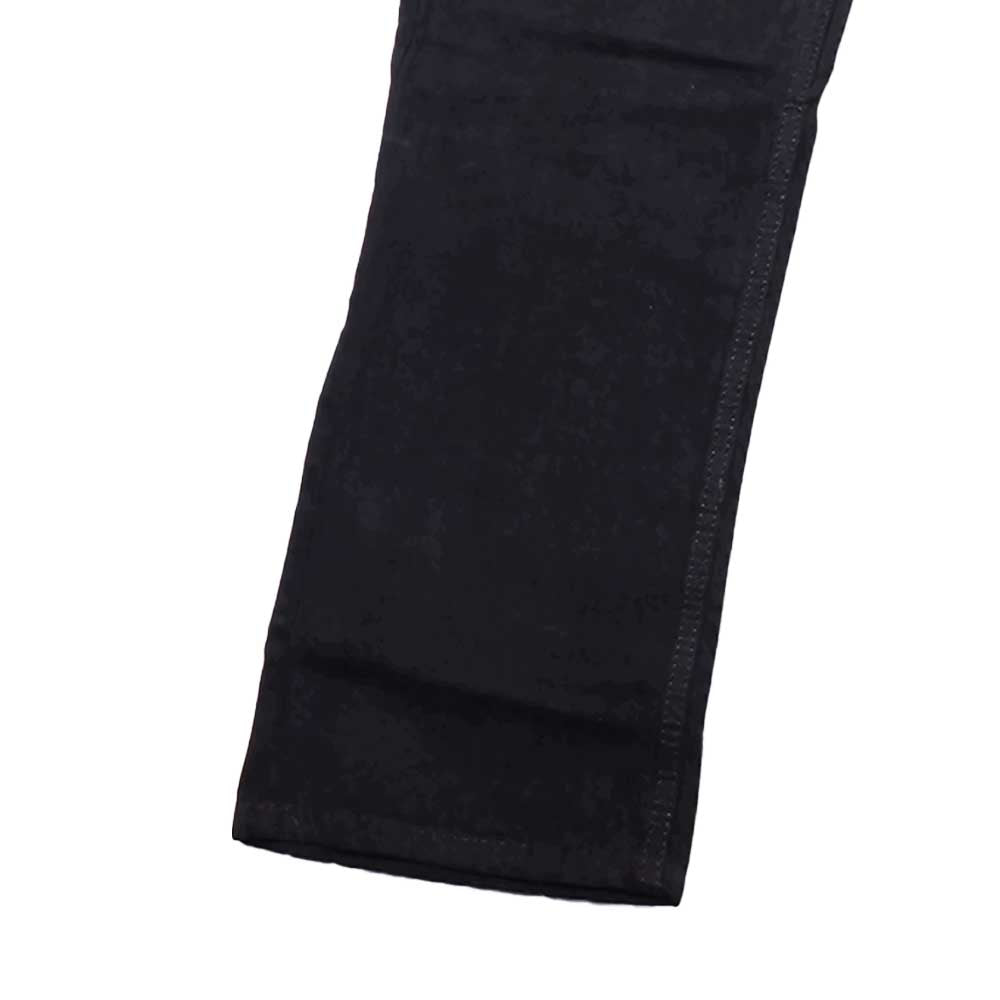 Clothora Men's Solid Black Wide-Leg Baggy Denim Jeans | Casual Loose Fit Streetwear Pants(2012)