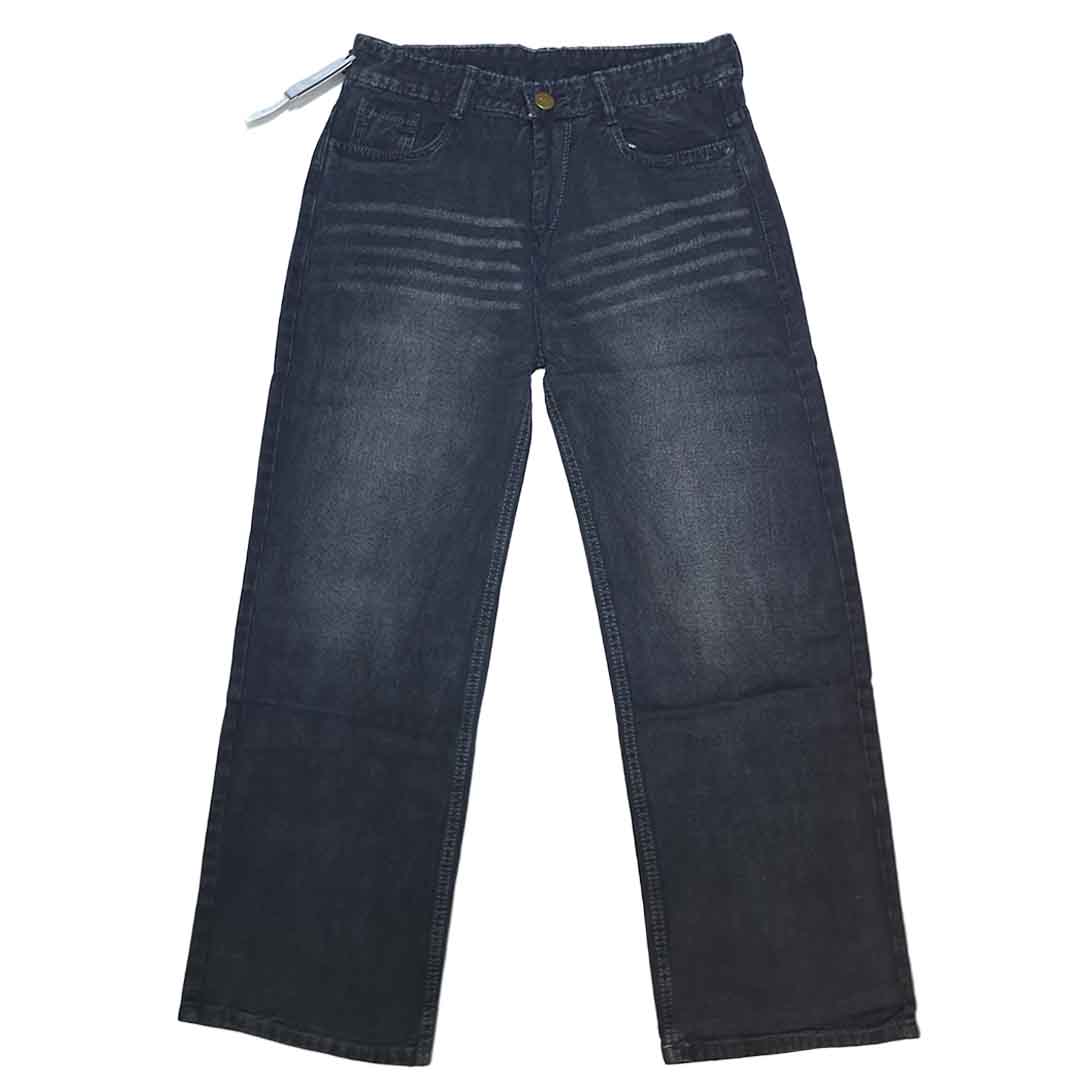 The Fade Black Whiskered Jeans (Close-up view of Washe(2009)