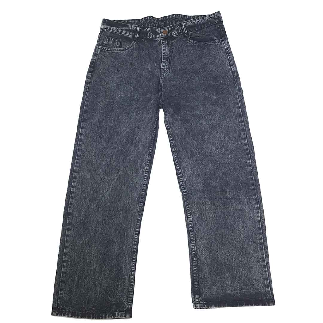 The Acid Smoke Baggy Jeans (Mineral Washed Acid Black / Wide Leg)(2002)