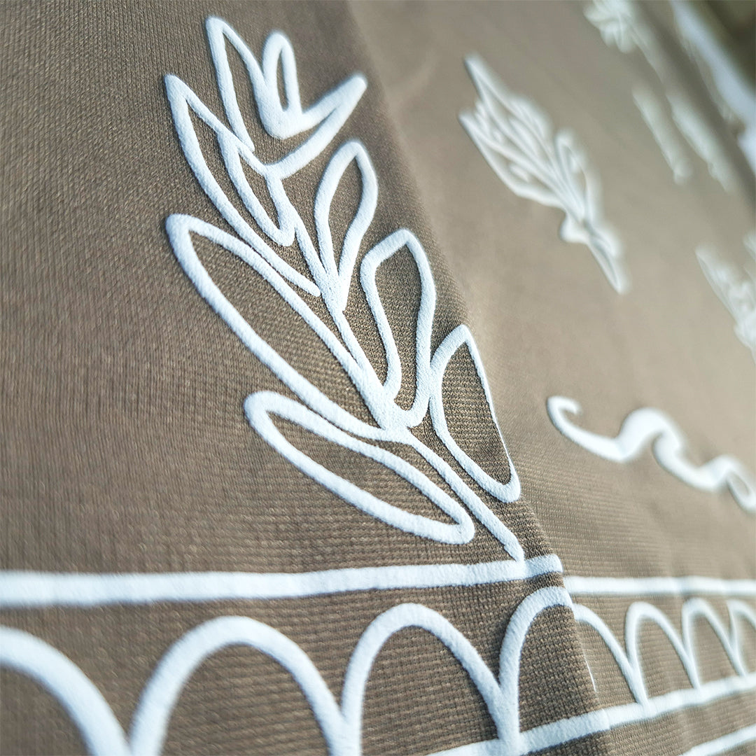 The Boho Garden Polo (Khaki Brown)(1024)