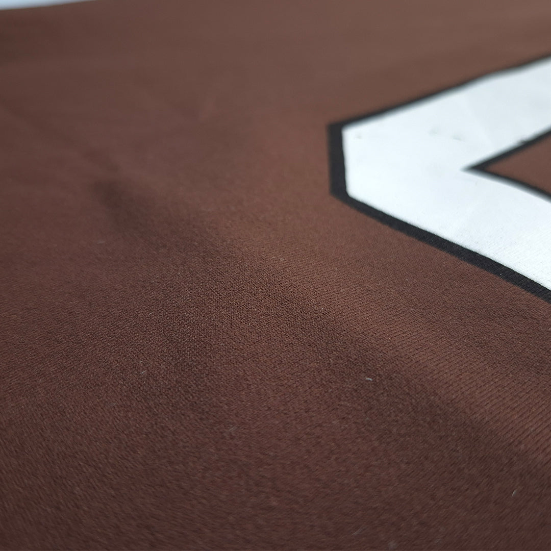 OFF WHITE AND BROWN' the Superior 08 Soccer T-Shirt.' (1001)