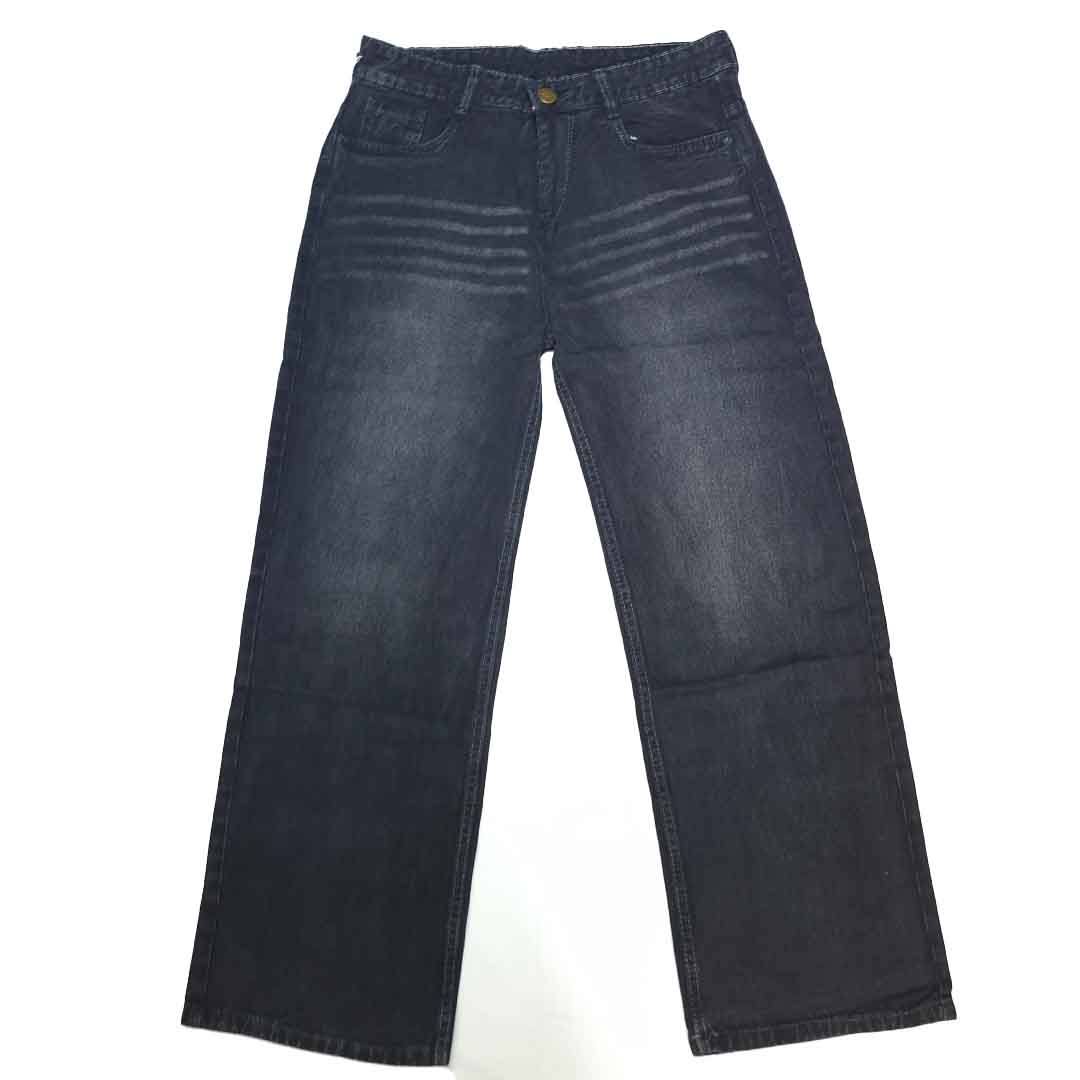 The Fade Black Whiskered Jeans (Close-up view of Washe(2009)