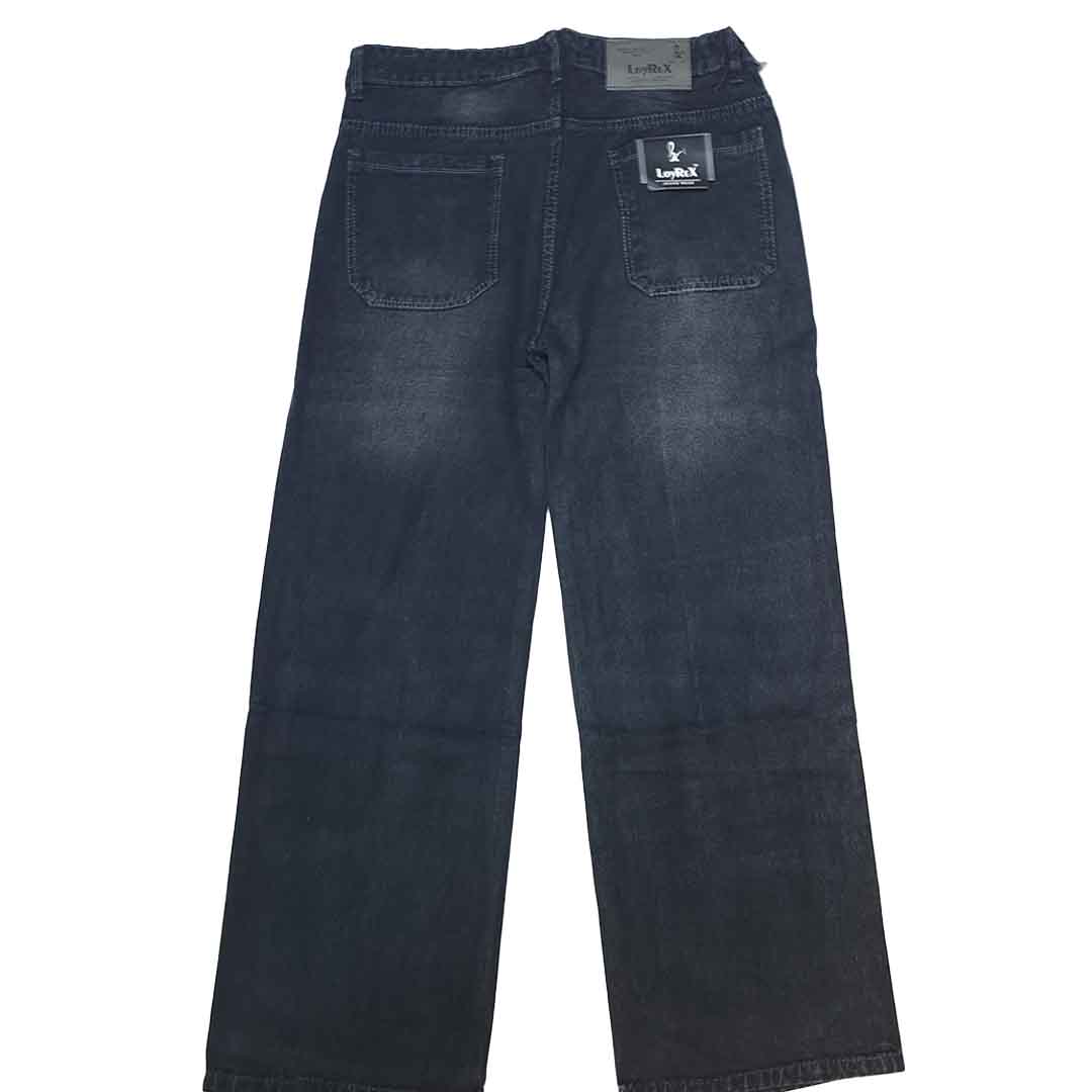 The Fade Black Whiskered Jeans (Close-up view of Washe(2009)