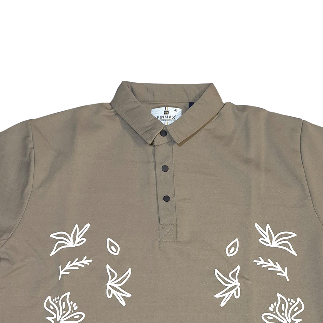 The Boho Garden Polo (Khaki Brown)(1024)