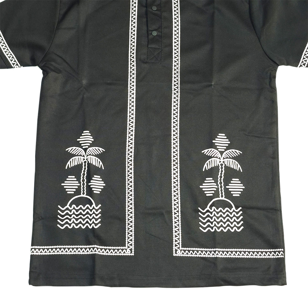 The Tropical Night Polo (Black) (1025)