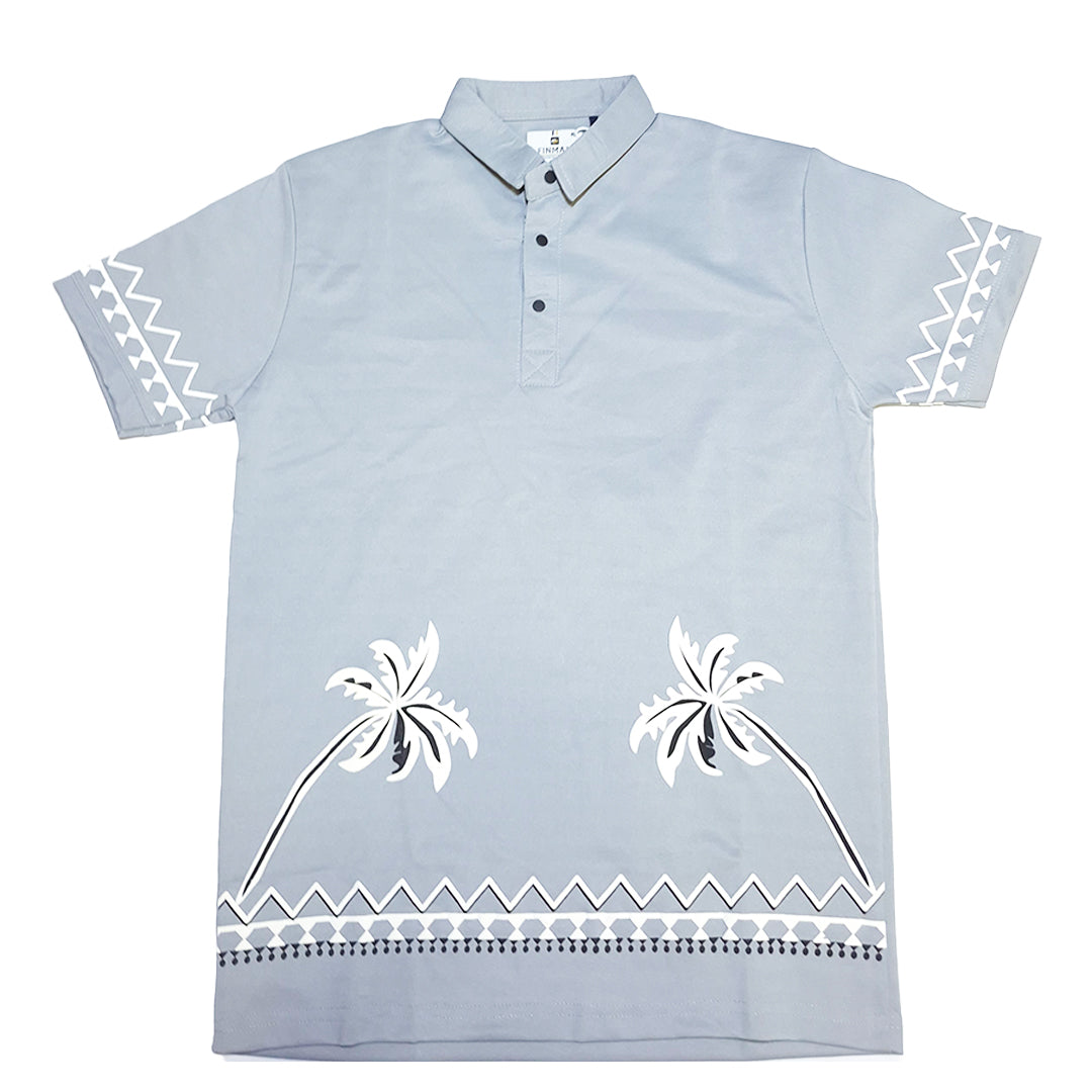 The Beach Palms Polo (Slate Grey) 1026)