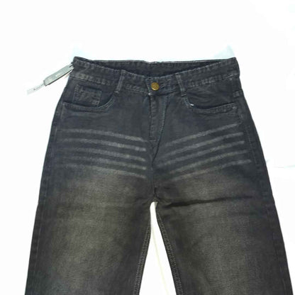 The Fade Black Whiskered Jeans (Close-up view of Washe(2009)