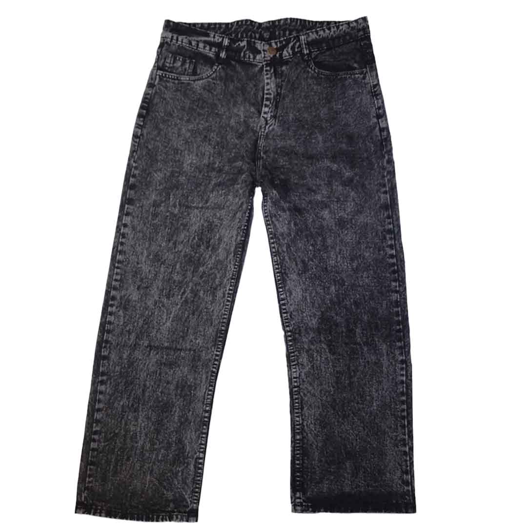 The Acid Smoke Baggy Jeans (Mineral Washed Acid Black / Wide Leg)(2002)