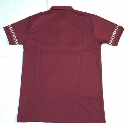 The Royal Floral Polo (Maroon) (1022)