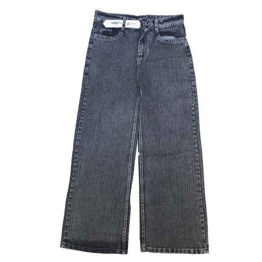 The Ash Grey Loose Fit Jeans (Washed Charcoal Grey / Straight Wide Leg)(2008)