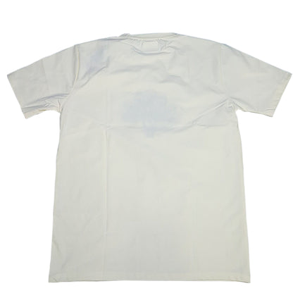 The Regal Peacock Embroidered Tee (Cream White)(1020)