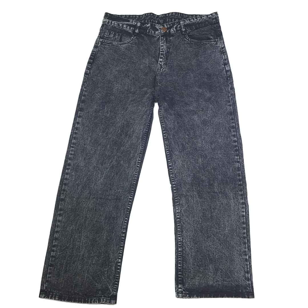 The Acid Smoke Baggy Jeans (Mineral Washed Acid Black / Wide Leg)(2002)