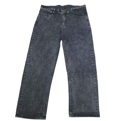 The Acid Smoke Baggy Jeans (Mineral Washed Acid Black / Wide Leg)(2002)