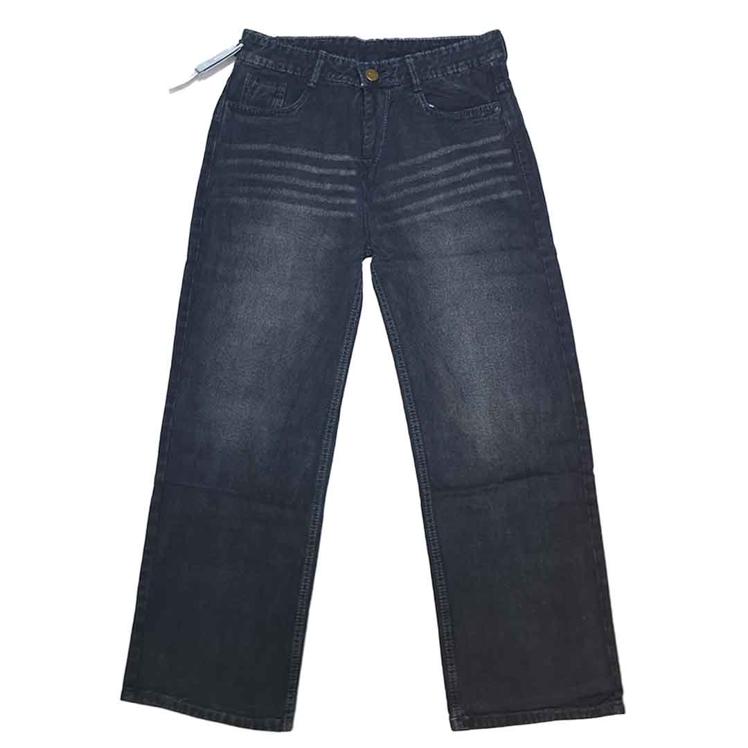 The Fade Black Whiskered Jeans (Close-up view of Washe(2009)