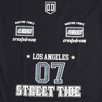 Jet Black "LOS ANGELES 07 STREET TIDE" T-Shirt(1002)