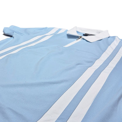 The Sunday Brunch Zipper Polo (Tan / White)(1015)