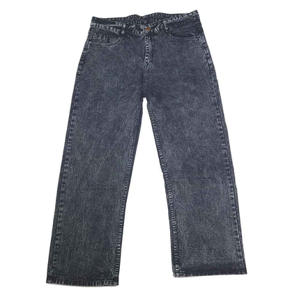 The Acid Smoke Baggy Jeans (Mineral Washed Acid Black / Wide Leg)(2002)