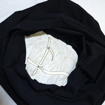 The Wild Horse Embroidered Tee (black)(1019)