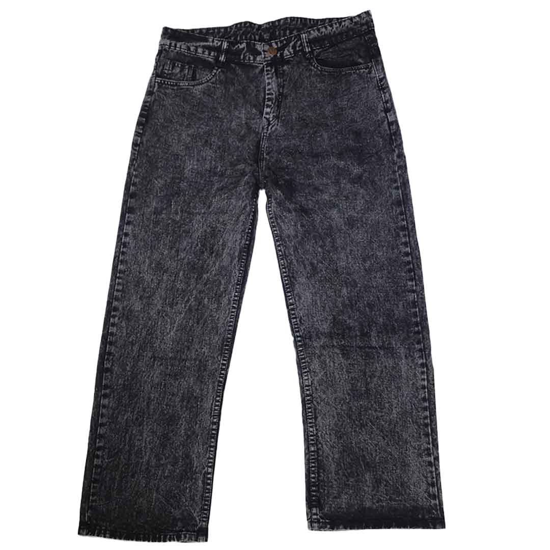 The Acid Smoke Baggy Jeans (Mineral Washed Acid Black / Wide Leg)(2002)