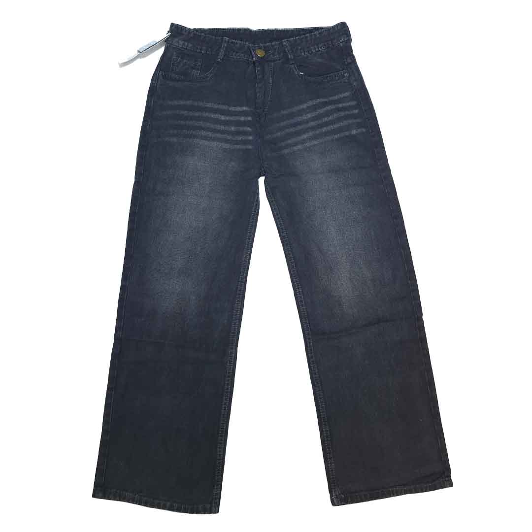 The Fade Black Whiskered Jeans (Close-up view of Washe(2009)