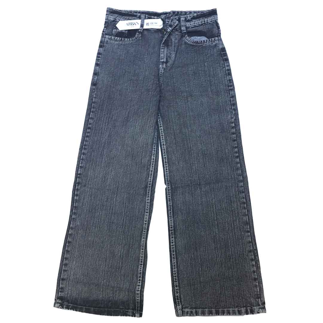 The Ash Grey Loose Fit Jeans (Washed Charcoal Grey / Straight Wide Leg)(2008)