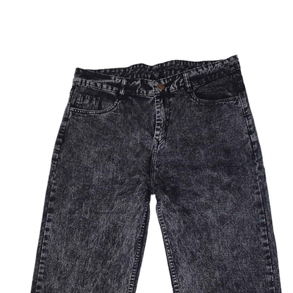 The Acid Smoke Baggy Jeans (Mineral Washed Acid Black / Wide Leg)(2002)