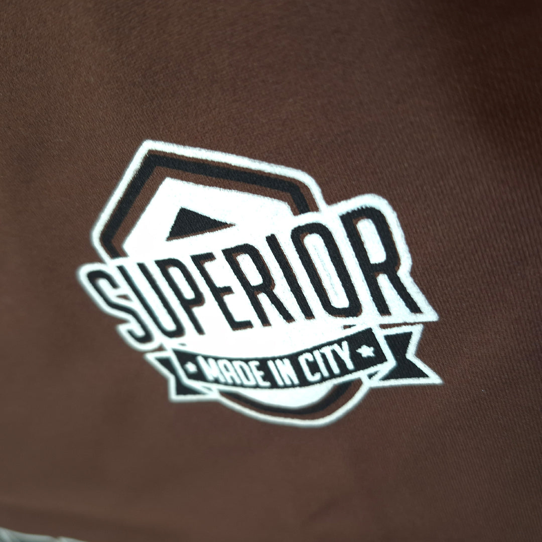 OFF WHITE AND BROWN' the Superior 08 Soccer T-Shirt.' (1001)