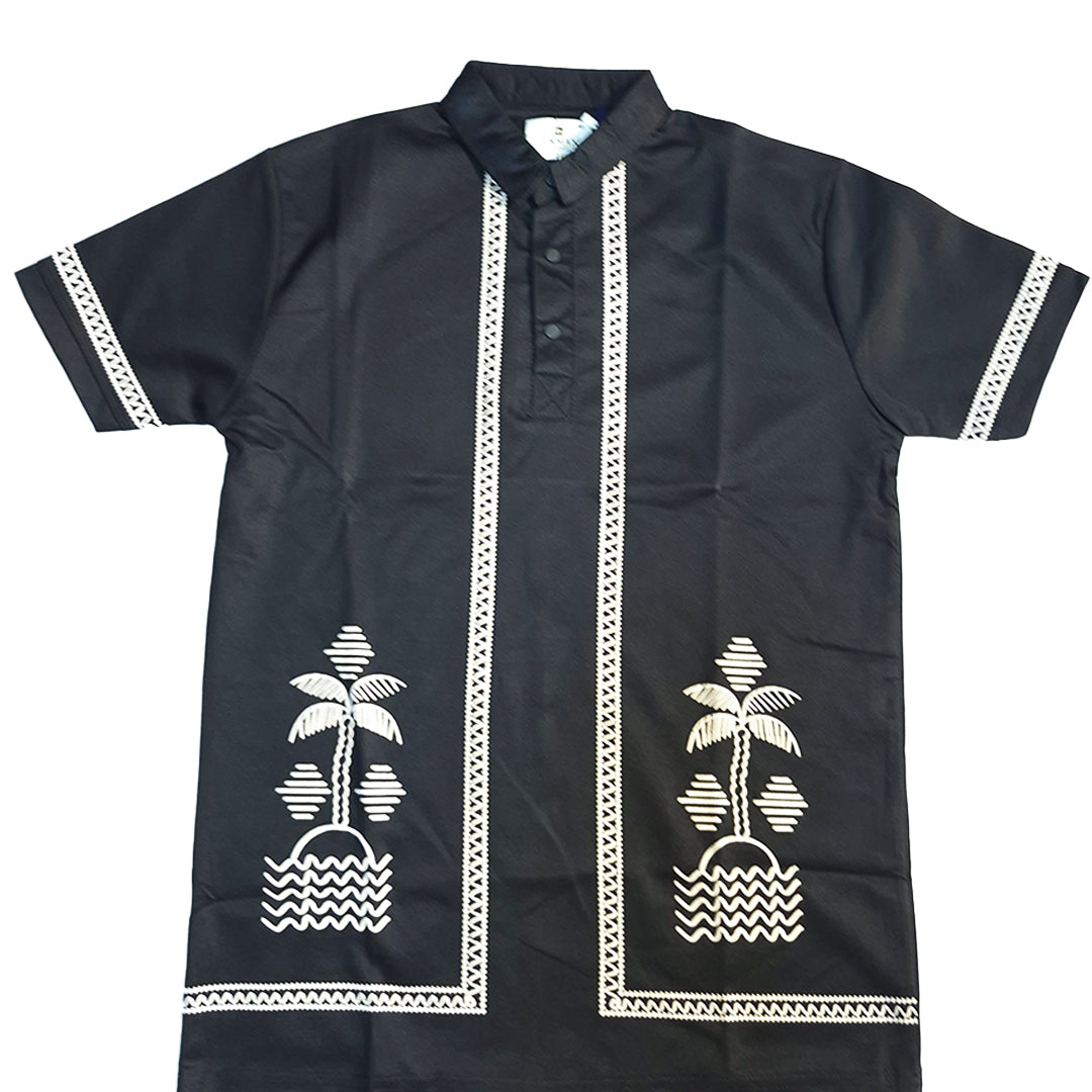 The Tropical Night Polo (Black) (1025)