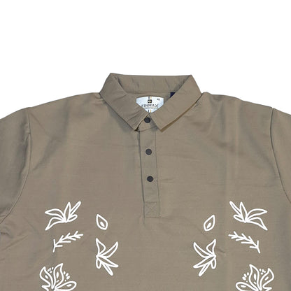 The Boho Garden Polo (Khaki Brown)(1024)