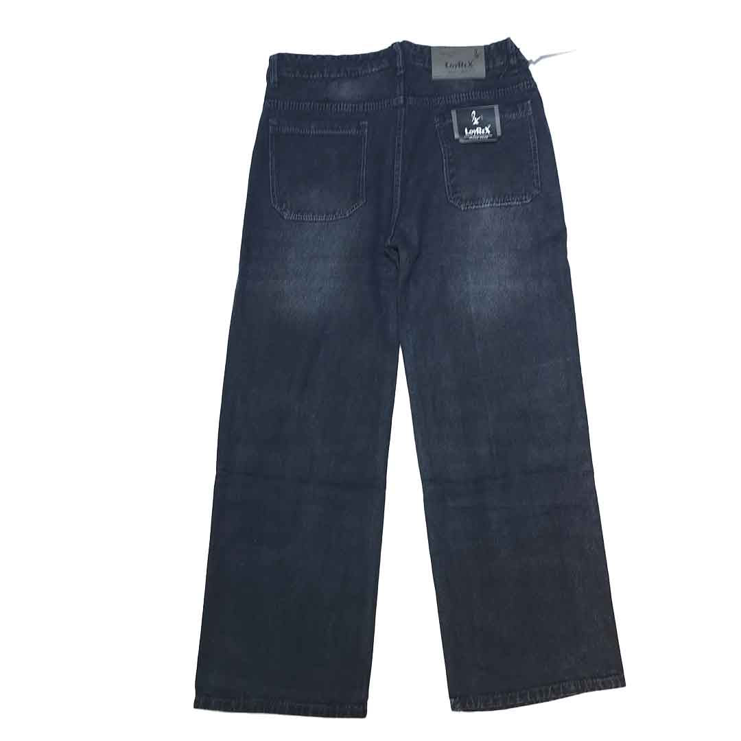 The Fade Black Whiskered Jeans (Close-up view of Washe(2009)