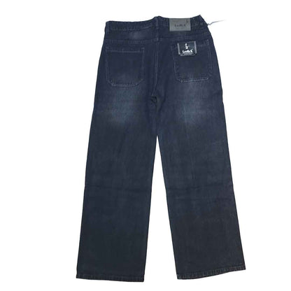 The Fade Black Whiskered Jeans (Close-up view of Washe(2009)