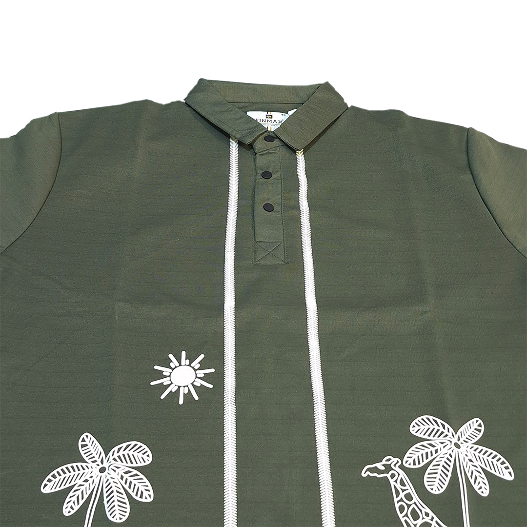 The Safari Explorer Polo (Olive Green)(1023)