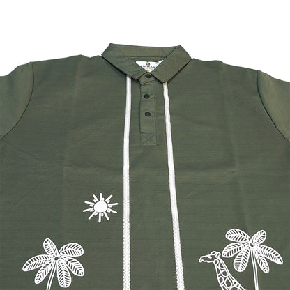 The Safari Explorer Polo (Olive Green)(1023)