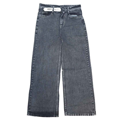The Ash Grey Loose Fit Jeans (Washed Charcoal Grey / Straight Wide Leg)(2008)