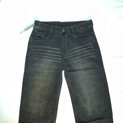 The Fade Black Whiskered Jeans (Close-up view of Washe(2009)