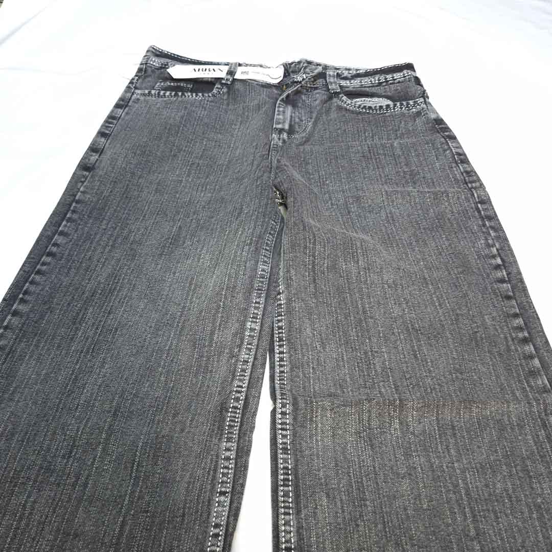 The Ash Grey Loose Fit Jeans (Washed Charcoal Grey / Straight Wide Leg)(2008)