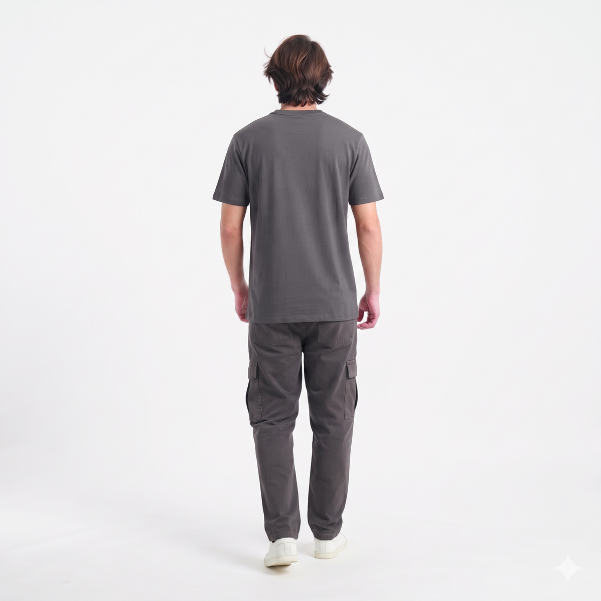 Clothora Men's Charcoal Grey Feral Rift Drip Graphic T-Shirt | Edge Streetwear Tee(1066)