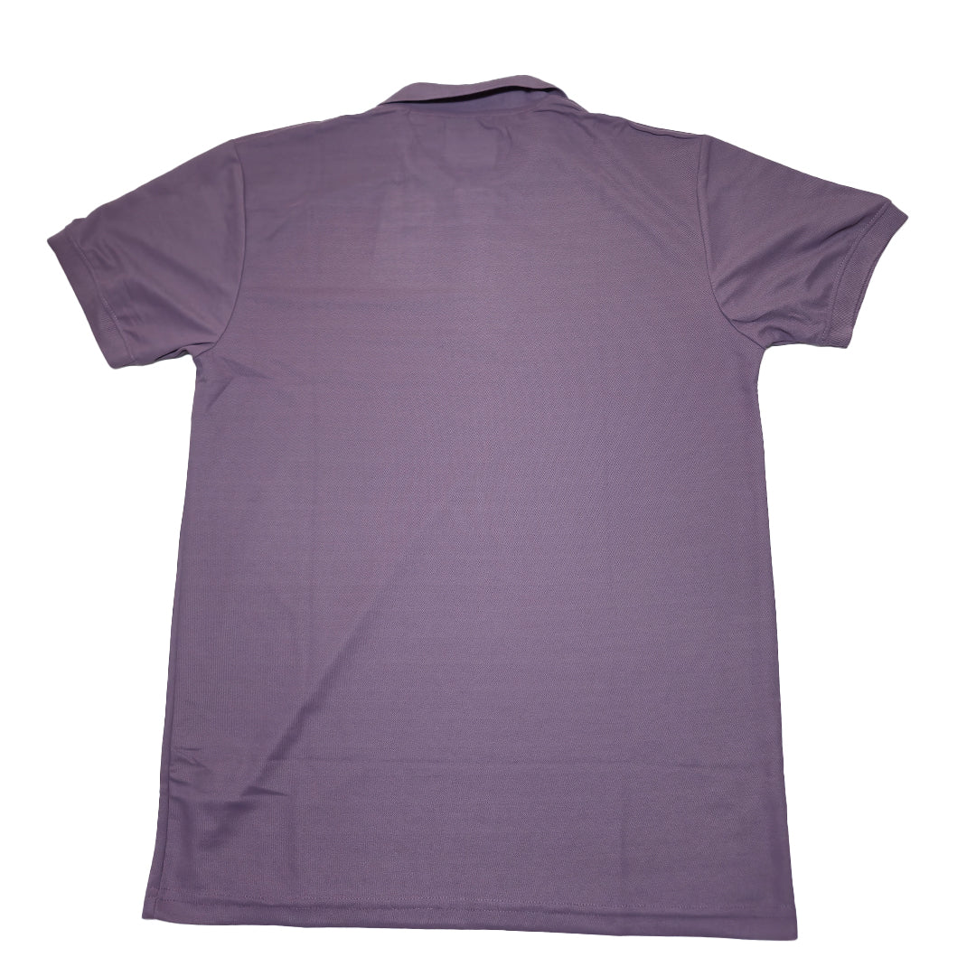 SPECIAL PINK Wild Clothing Men Solid Old Money Style Textured Knitted Button Collar Polo T-Shirt (1033))