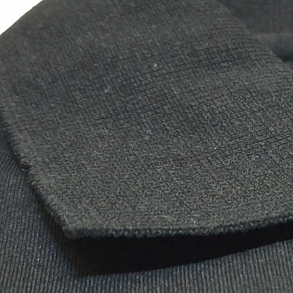 BLACK Men Old Money Style Solid Textured Knitted Snap-Button Collar Polo T-Shirt(1043)