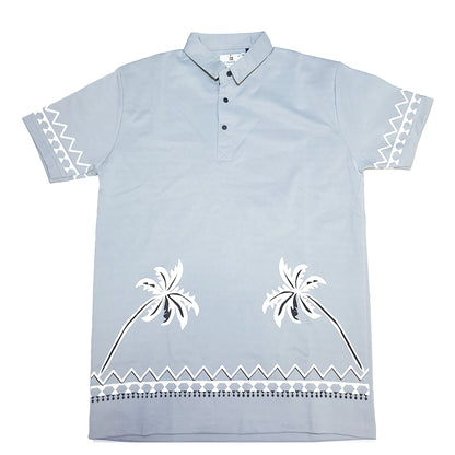 The Beach Palms Polo (Slate Grey) 1026)
