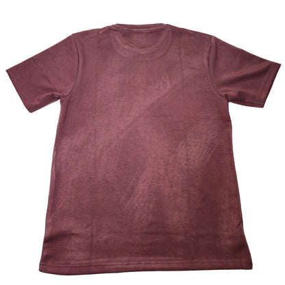 Clothora Men's Wine Red Predent Creator Graphic T-Shirt | Casual Streetwear Crew Neck Tee(1070)